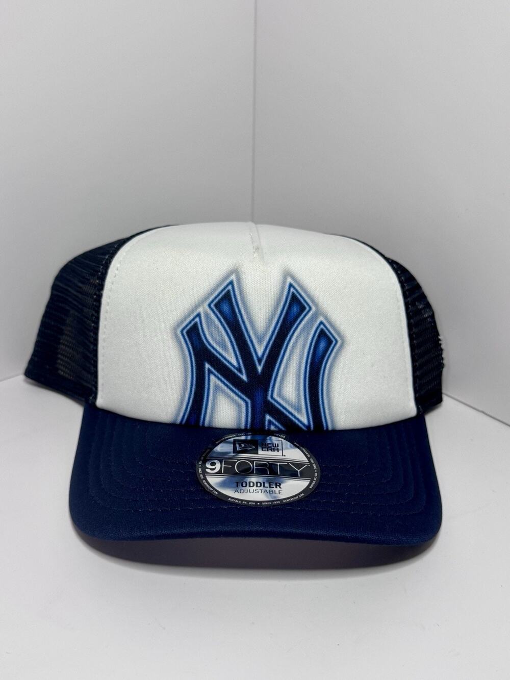 New Era 9FORTY MLB New York Yankees Toddler Strapback Trucker Baseball Hat Cap